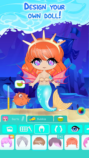 Princess Mermaid Dress Up Game ekran görüntüsü