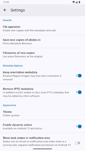 Photo Metadata Remover ekran görüntüsü