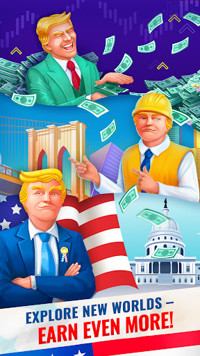 Trump's Empire: Idle game ekran görüntüsü