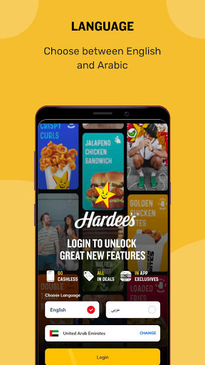Hardee's UAE-Order online ekran görüntüsü