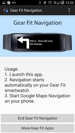 Gear Fit Navigation ekran görüntüsü