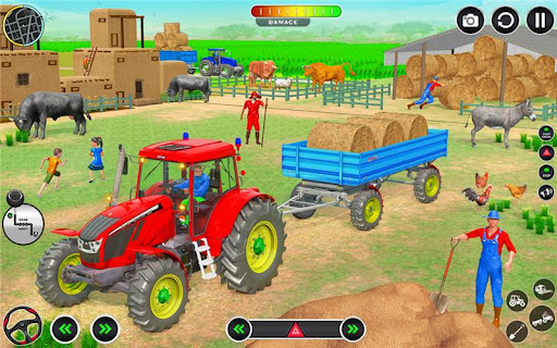 US Tractor Farming 3D Games ekran görüntüsü