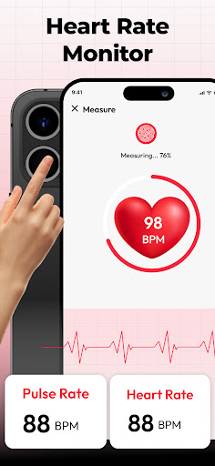 Heart Rate Blood Sugar Monitor ekran görüntüsü