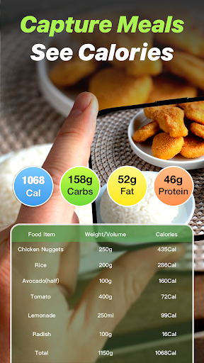 Cal Pal -AI Calorie Tracker ekran görüntüsü