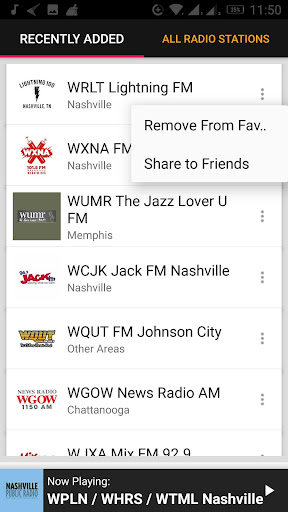 Tennessee Radio Stations - USA ekran görüntüsü