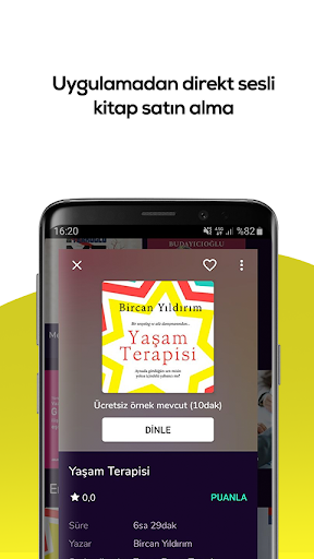 Audioteka: Sesli Kitap&Podcast ekran görüntüsü