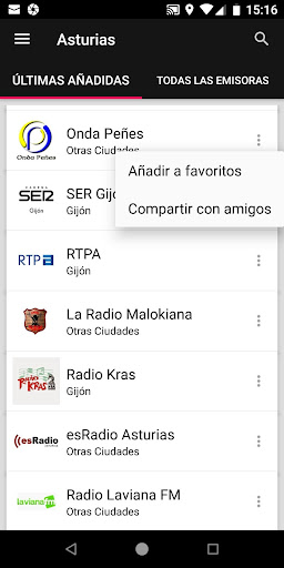 Radios de Asturias - España ekran görüntüsü