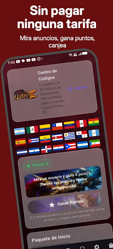 Legend Online: Códigos Español ekran görüntüsü