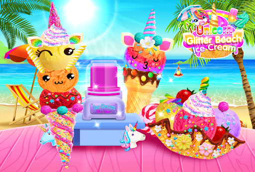 Rainbow Unicorn Ice Cream ekran görüntüsü