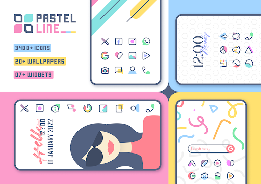 PastelLine IconPack ekran görüntüsü
