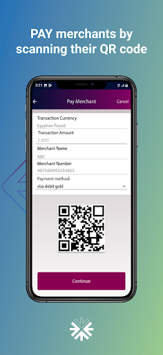 QNB Egypt mVISA ekran görüntüsü