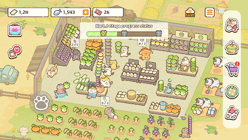 Cat Mart : Mini Market Tycoon ekran görüntüsü