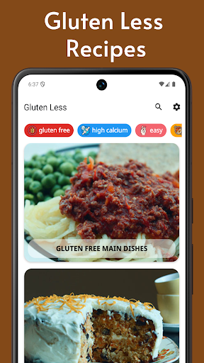 Gluten-siz Tarifler ekran görüntüsü