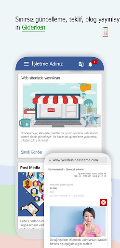 Anında Web Sitesi Oluşturucu ekran görüntüsü