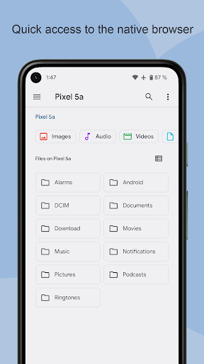 Files: Shortcut ekran görüntüsü