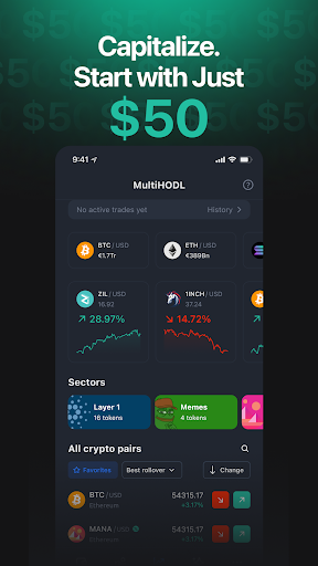 YouHodler: BTC & Crypto Wallet ekran görüntüsü