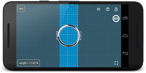 Millimeter Pro - screen ruler ekran görüntüsü