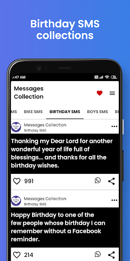 SMS Messages Collection 2024 ekran görüntüsü