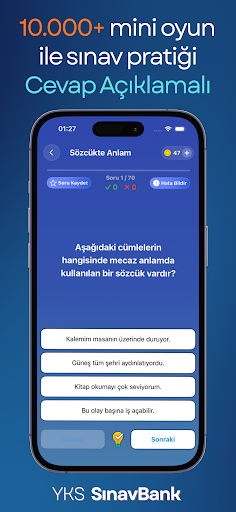 YKS SınavBank : TYT AYT 2026 ekran görüntüsü