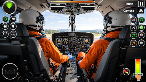 Helicopter Pilot Simulator ekran görüntüsü