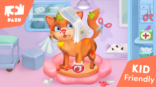 Cat game - Pet Care & Dress up ekran görüntüsü