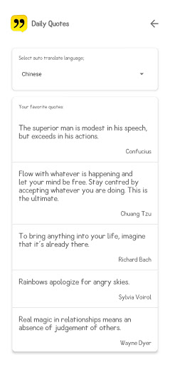 Daily Quotes - English ekran görüntüsü