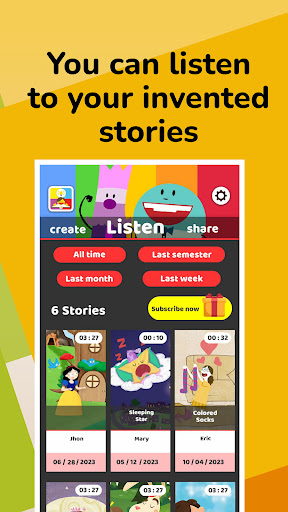 Inventeca: kids' storytelling ekran görüntüsü