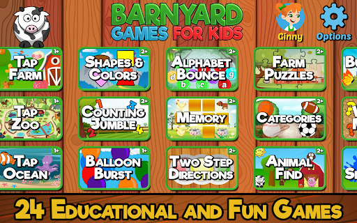 Barnyard Games For Kids ekran görüntüsü