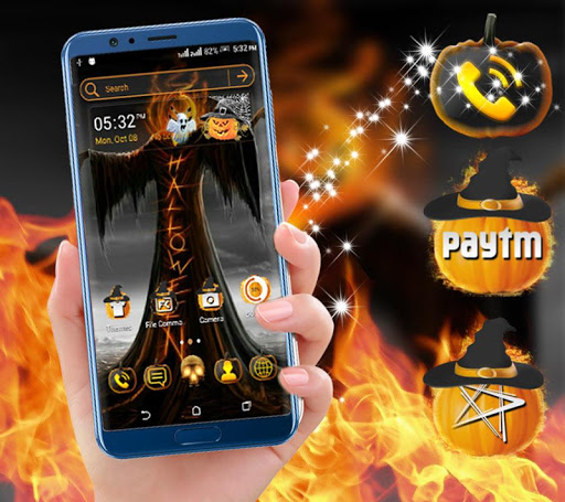 Scary Halloween Launcher Theme ekran görüntüsü