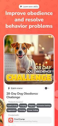 PawChamp - Dog Training & Care ekran görüntüsü