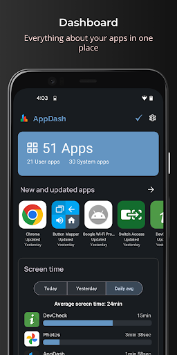 AppDash: App Manager & Backup ekran görüntüsü