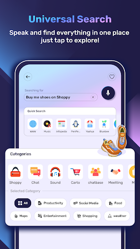 Voice Assistive Command Search ekran görüntüsü