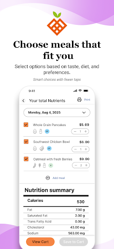 FD MealPlanner ekran görüntüsü