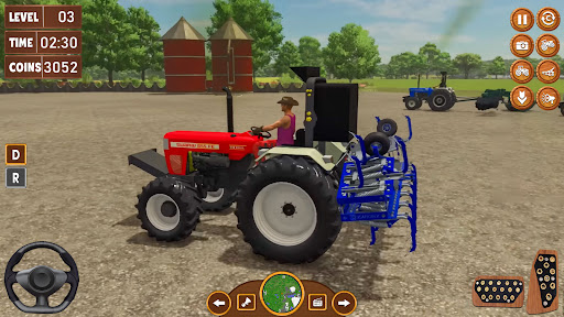 Indian Tractor Game 3d Tractor ekran görüntüsü