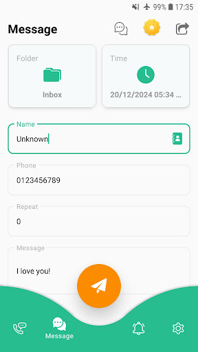 Fake Call and Sms ekran görüntüsü