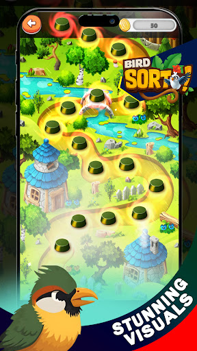 Bird Sort! ekran görüntüsü