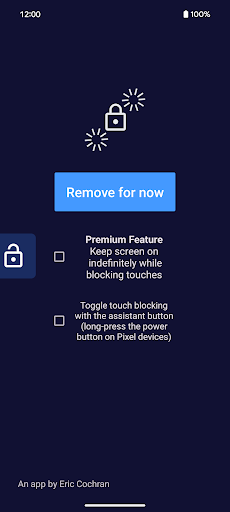 Touch Blocker: Disable Screen ekran görüntüsü