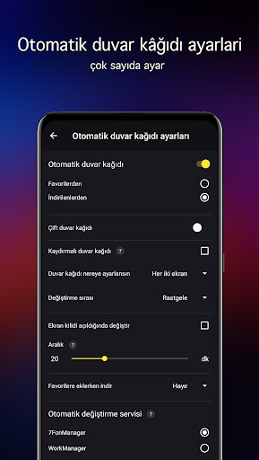 Siyah Duvar Kağıtları 4K ekran görüntüsü