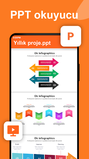 Belge Okuyucu - PDF, DOC, XLSX ekran görüntüsü
