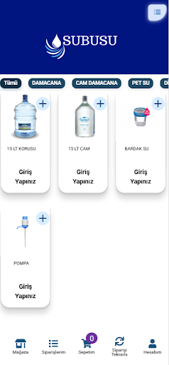 Subusu ekran görüntüsü