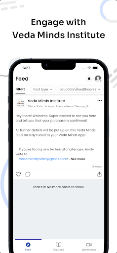VEDA MINDS INSTITUTE ekran görüntüsü