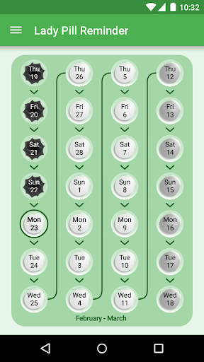 Lady Pill Reminder ekran görüntüsü