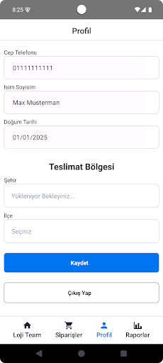 Loji Go - Kurye ekran görüntüsü