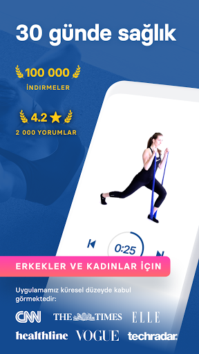 Fitify'dan Direnç Bantları ekran görüntüsü