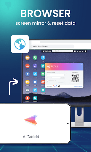 AirDroid: dosyalar ve erişim ekran görüntüsü