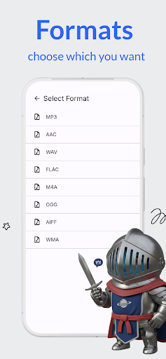 Audio Converter (M4A AAC WAV) ekran görüntüsü