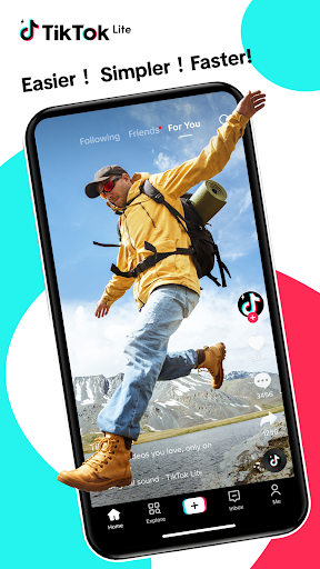 TikTok Lite - Faster TikTok ekran görüntüsü