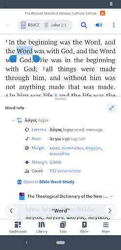 Verbum Catholic Bible Study ekran görüntüsü