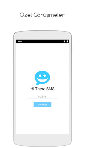 SMS metin mesajları uygulaması ekran görüntüsü