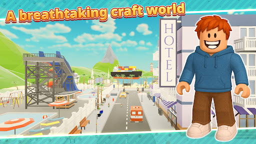 Obby Block World: Craft City ekran görüntüsü